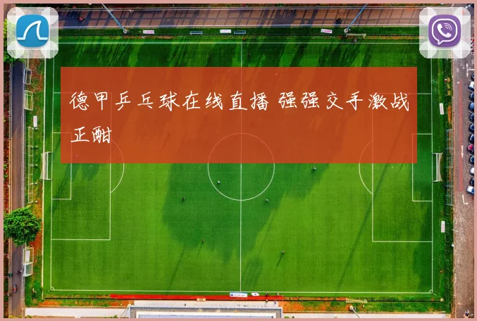 德甲乒乓球在线直播 强强交手激战正酣