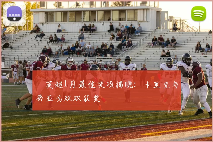 ​英超1月最佳奖项揭晓：卡里克与蒂亚戈双双获奖